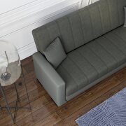 Versatile sofa / sofa bed in gray fabric by Istikbal additional picture 4