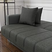 Versatile sofa / sofa bed in gray fabric by Istikbal additional picture 8