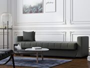 Versatile sofa / sofa bed in gray fabric by Istikbal additional picture 10