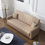 Versatile sofa / sofa bed in brown fabric by Istikbal additional picture 11