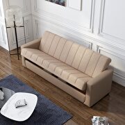 Versatile sofa / sofa bed in brown fabric by Istikbal additional picture 3
