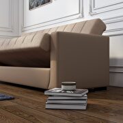 Versatile sofa / sofa bed in brown fabric by Istikbal additional picture 6