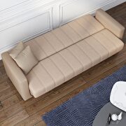 Versatile sofa / sofa bed in brown fabric by Istikbal additional picture 8