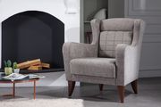 Basic gray accent chair in modern style by Istikbal additional picture 3