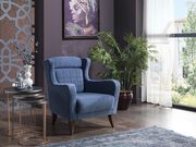 Basic blue accent chair in modern style by Istikbal additional picture 2