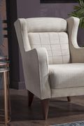 Basic cream accent chair in modern style by Istikbal additional picture 2