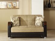 Fulya brown micro suede storage sofa w/ bed ability additional photo 5 of 4