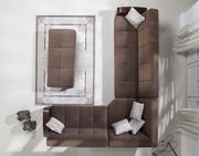 Modular two-toned 3pcs sectional in naomi brown by Istikbal additional picture 7