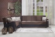 Modular two-toned 3pcs sectional in naomi brown by Istikbal additional picture 10