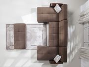 Modular two-toned 3pcs sectional in naomi brown by Istikbal additional picture 6