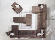 Modular two-toned 5pcs sectional in naomi brown by Istikbal additional picture 9