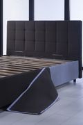 Queen Size storage bed in brown PU by Istikbal additional picture 4