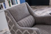 Accent dark gray fabric casual style chair by Istikbal additional picture 2
