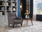 Accent dark gray fabric casual style chair by Istikbal additional picture 3