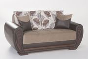 Two-toned sand storage sleeper sofa / sofa bed by Istikbal additional picture 6