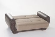 Two-toned sand storage sleeper sofa / sofa bed by Istikbal additional picture 8