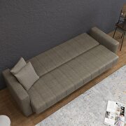 Brown gray fabric sleeper / storage sofa by Istikbal additional picture 11