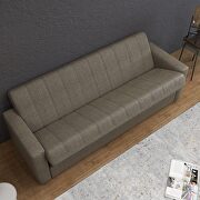 Brown gray fabric sleeper / storage sofa by Istikbal additional picture 3