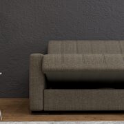 Brown gray fabric sleeper / storage sofa by Istikbal additional picture 5