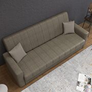 Brown gray fabric sleeper / storage sofa by Istikbal additional picture 8