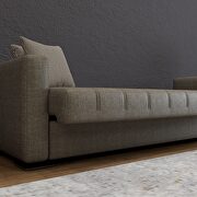 Brown gray fabric sleeper / storage sofa by Istikbal additional picture 9