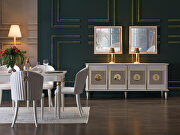 Contemporary white dining table by Istikbal additional picture 3