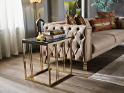 Best vizon sofa w/ golden trim and tufted back by Istikbal additional picture 9