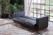 Storage / sofa bed loveseat in dark gray by Istikbal additional picture 2