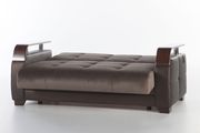 Modern brown fabric sleeper sofa w/ storage by Istikbal additional picture 8