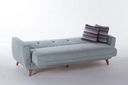 Blue fabric storage convertible sofa by Istikbal additional picture 6