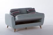 Blue fabric storage convertible sofa by Istikbal additional picture 8