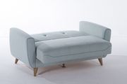 Blue fabric storage convertible sofa by Istikbal additional picture 9