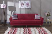 Marsala fabric storage convertible sofa by Istikbal additional picture 2