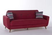 Marsala fabric storage convertible sofa by Istikbal additional picture 3