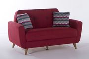 Marsala fabric storage convertible sofa by Istikbal additional picture 6