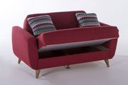 Marsala fabric storage convertible sofa by Istikbal additional picture 7