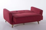 Marsala fabric storage convertible sofa by Istikbal additional picture 8
