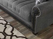 Quality gray fabric storage / sleeper / sit / sleep sofa by Istikbal additional picture 2