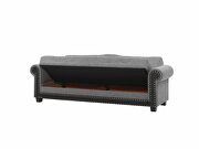 Quality gray fabric storage / sleeper / sit / sleep sofa by Istikbal additional picture 11