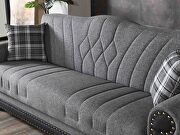 Quality gray fabric storage / sleeper / sit / sleep sofa by Istikbal additional picture 3