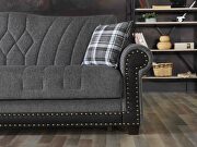 Quality gray fabric storage / sleeper / sit / sleep sofa by Istikbal additional picture 4