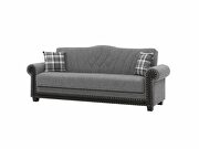 Quality gray fabric storage / sleeper / sit / sleep sofa by Istikbal additional picture 6