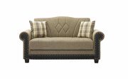 Quality brown fabric storage / sleeper / sit / sleep sofa by Istikbal additional picture 2
