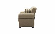 Quality brown fabric storage / sleeper / sit / sleep sofa by Istikbal additional picture 3