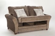 Storage / loveseat bed light brown fabric by Istikbal additional picture 2