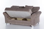 Storage / loveseat bed light brown fabric by Istikbal additional picture 2