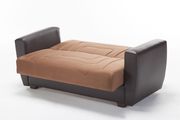 Brown microfiber sofa / sofa bed with storage by Istikbal additional picture 8