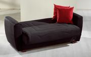 Black microfiber sofa / sofa bed with storage by Istikbal additional picture 8