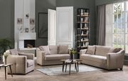 Fabric reversible casual style sectional w/ storage in lt brown by Istikbal additional picture 3