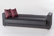 Glory gray storage sofa / sofa bed in casual style additional photo 5 of 9